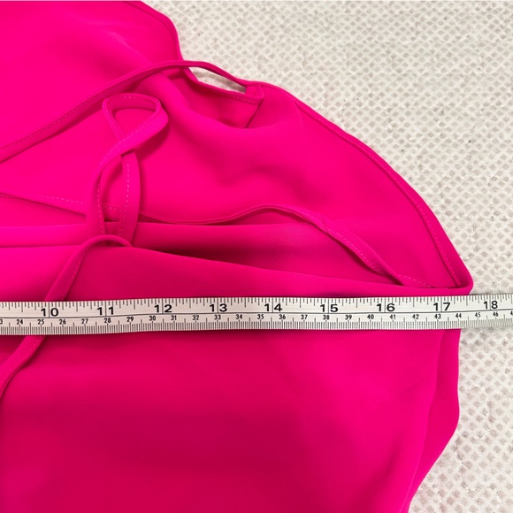 Amanda Uprichard Janet Dress Hot Pink - Picture 6 of 8